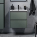 Dulap de baie cu lavoar MOLDE 60x55x46 cm, verde