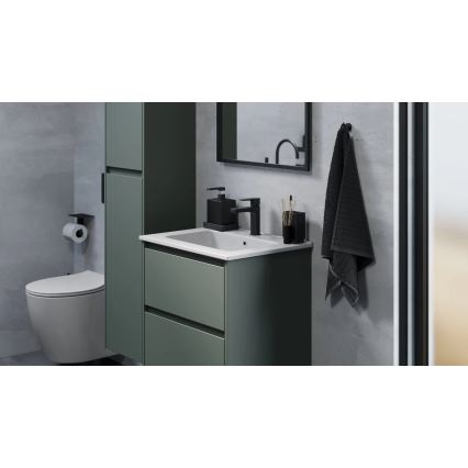 Dulap de baie cu lavoar MOLDE 60x55x46 cm, verde