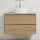 Dulap de baie cu lavoar TRONDHEIM/VIKEDAL 90x57x46 cm stejar/alb
