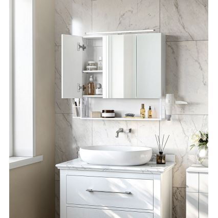 Dulap de baie cu oglindă SKY, alb