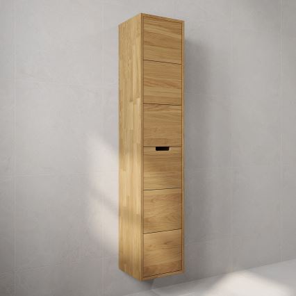 Dulap de baie GRIBSKOV, 175 cm, bej/stejar