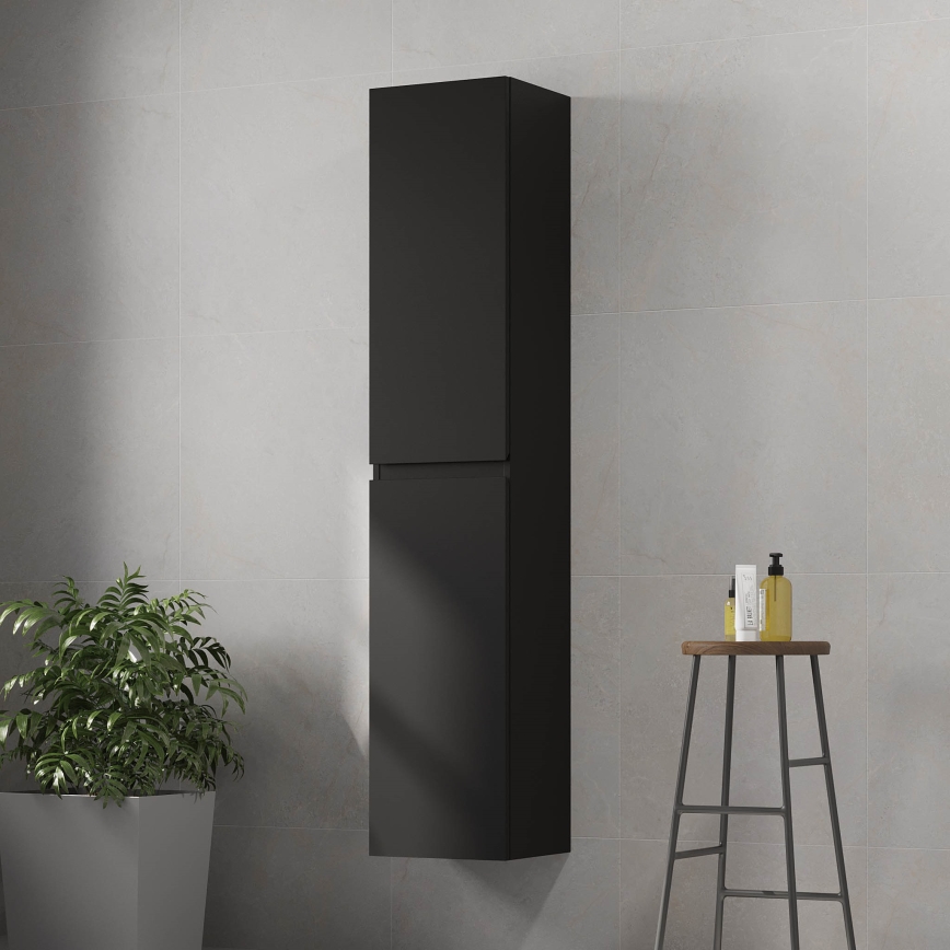 Dulap de baie HELSINKI 174 cm, negru
