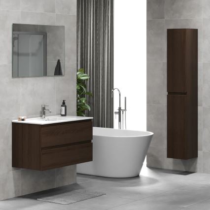 Dulap de baie KENWOOD, 186 cm, nuc