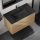 Dulap de baie KENWOOD 91 cm cu lavoar, stejar/negru