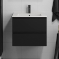 Dulap de baie KENWOOD cu lavoar, 61 x 52 x 47 cm, negru