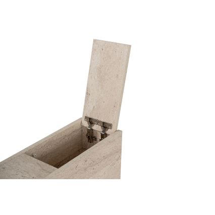 Dulap de baie MELODY, decor marmură bej