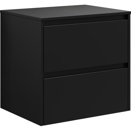 Dulap de baie TRONDHEIM pentru lavoar 60x57x46 cm, negru