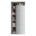 Dulap de haine LENOR 91 x 209 cm, alb/gri beton