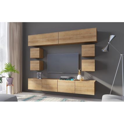 Dulap de perete PAVO 34x34 cm stejar auriu