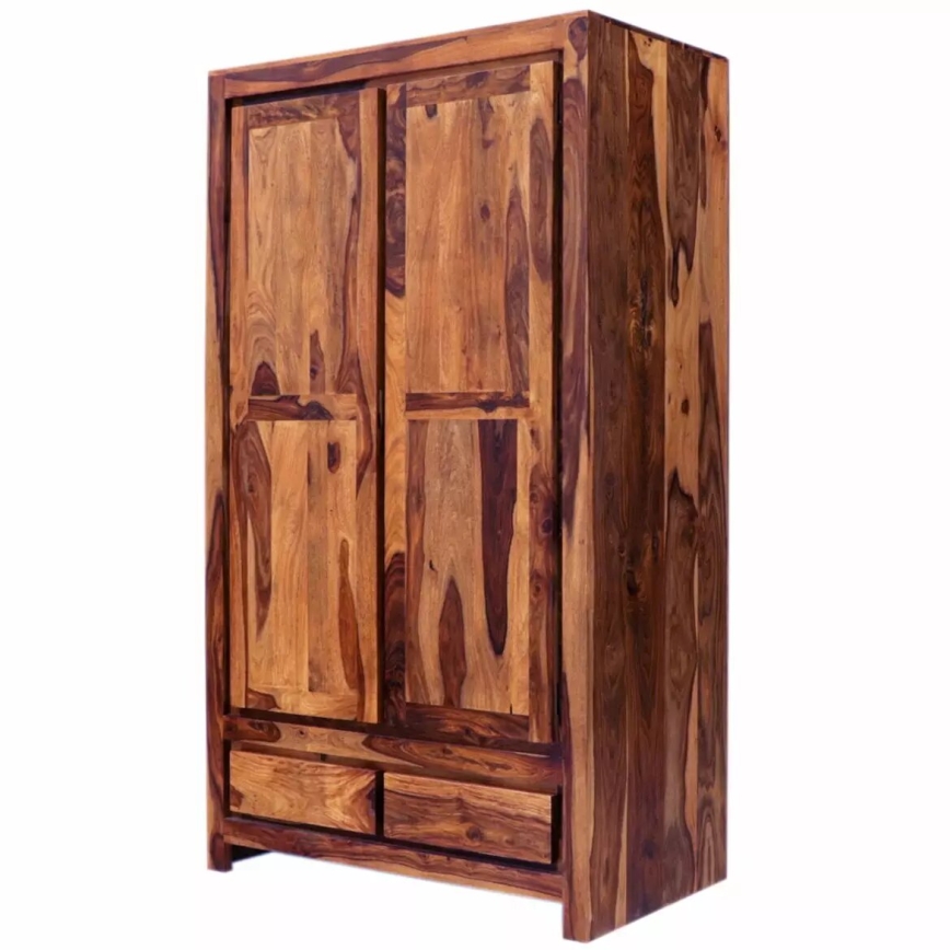 Dulap GANI 200x110 cm lemn masiv/palisandru