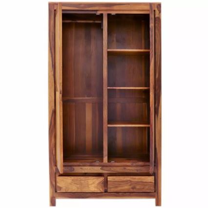 Dulap GANI 200x110 cm lemn masiv/palisandru