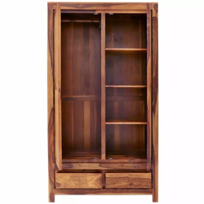 Dulap GANI 200x110 cm lemn masiv/palisandru