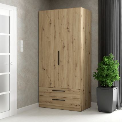 Dulap MARO 100 x 213 cm, stejar Artisan