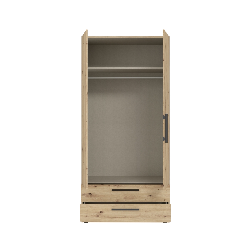 Dulap MARO 100 x 213 cm, stejar Artisan