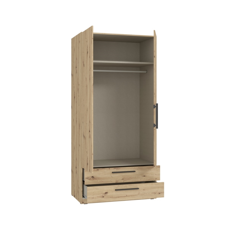 Dulap MARO 100 x 213 cm, stejar Artisan