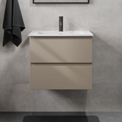 Dulap pentru baie cu chiuvetă KENWOOD 61x52x47 cm Marakesh/alb