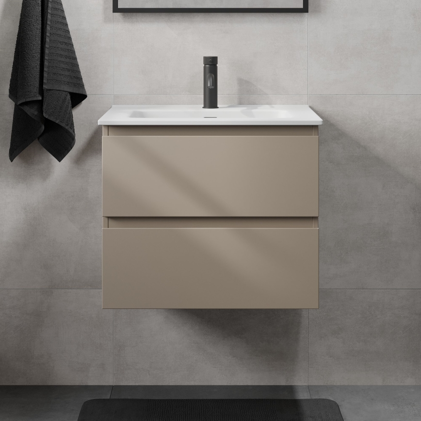 Dulap pentru baie cu chiuvetă KENWOOD 61x52x47 cm Marakesh/alb