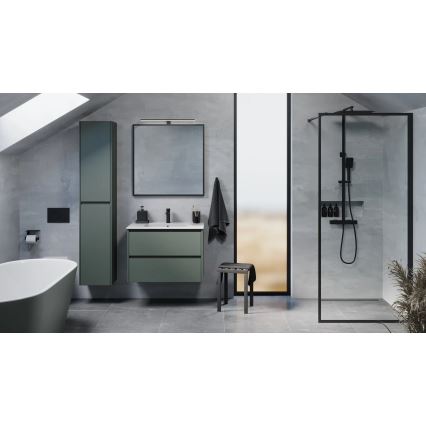 Dulap pentru baie cu lavoar MOLDE 80x55x46 cm verde