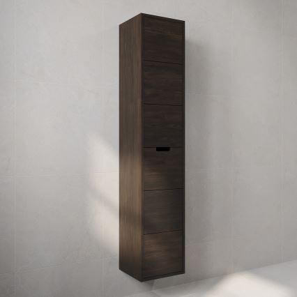 Dulap pentru baie GRIBSKOV 175 cm, maro/stejar