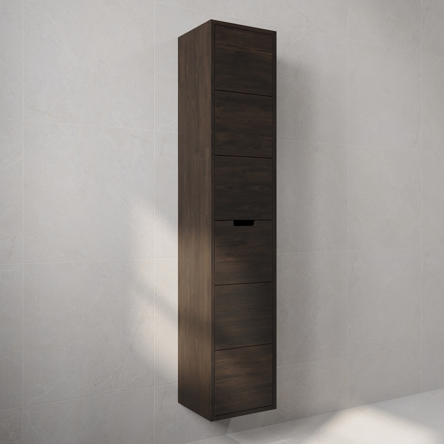 Dulap pentru baie GRIBSKOV 175 cm, maro/stejar