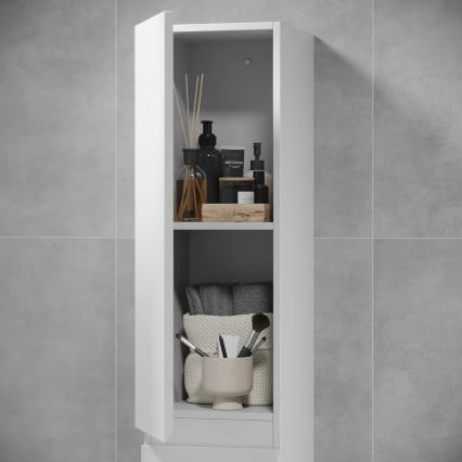 Dulap pentru baie KENWOOD, 186 cm, alb