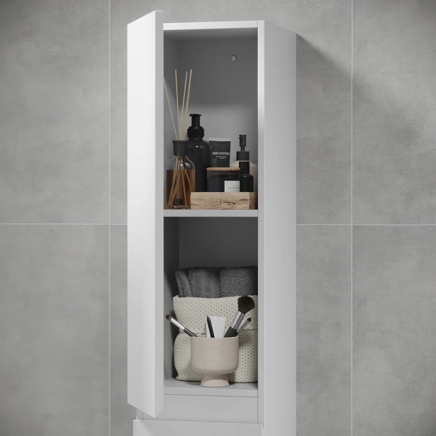 Dulap pentru baie KENWOOD, 186 cm, alb