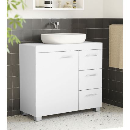 Dulap pentru baie NICO, alb