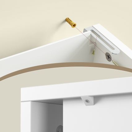 Dulap pentru baie NICO, alb