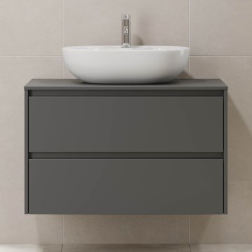 Dulap pentru lavoar TRONDHEIM 90x57x46 cm antracit