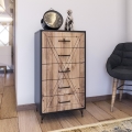 Dulap PLANET 95x50 cm maro/antracit