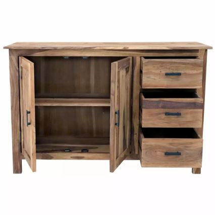 Dulap RAMI 90x140 cm lemn masiv/palisandru