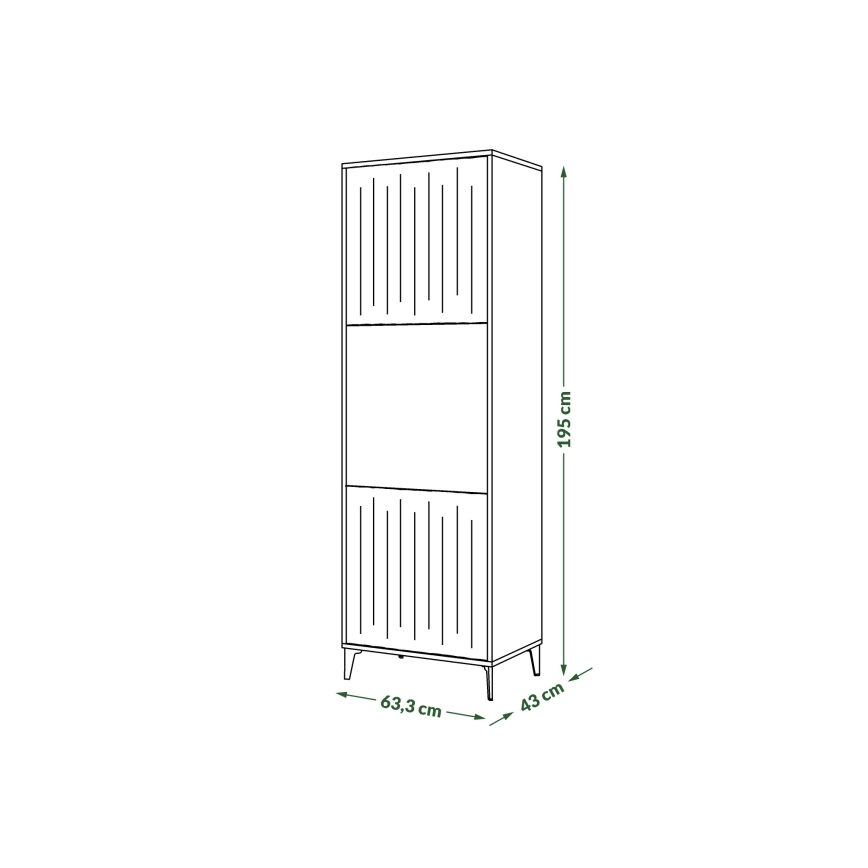 Dulap RONJA taupe/negru