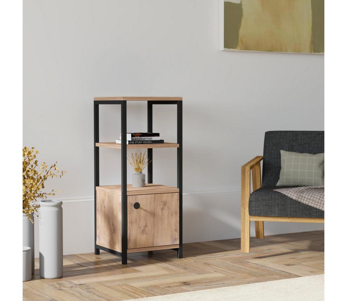 Dulap STIL 819x355 cm bej/negru