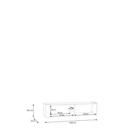 Dulap suspendat INAR maro