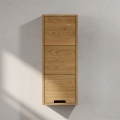 Dulap suspendat pentru baie GRIBSKOV, 90 cm, bej/stejar