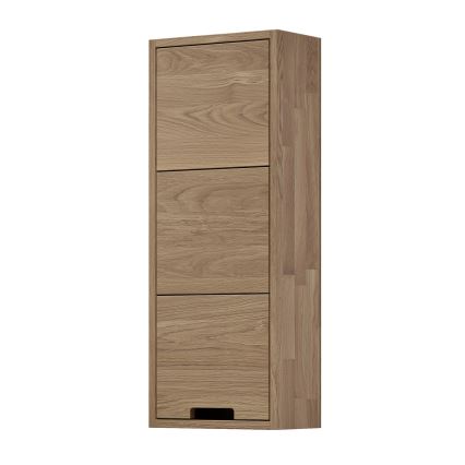 Dulap suspendat pentru baie GRIBSKOV, 90 cm, bej/stejar