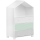 Dulăpior pentru copii MIRUM 126x80 cm alb/gri/verde