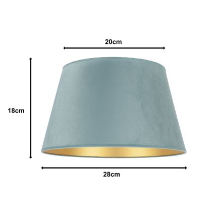Duolla - Abajur CONE M pentru lampă de masă, E27, Ø 28 cm, mentă