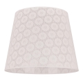 Duolla - Abajur pentru candelabru CLASSIC L E27, diametru 38 cm, alb