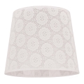 Duolla - Abajur pentru lampă de birou CLASSIC M E27, diametru 24 cm, alb