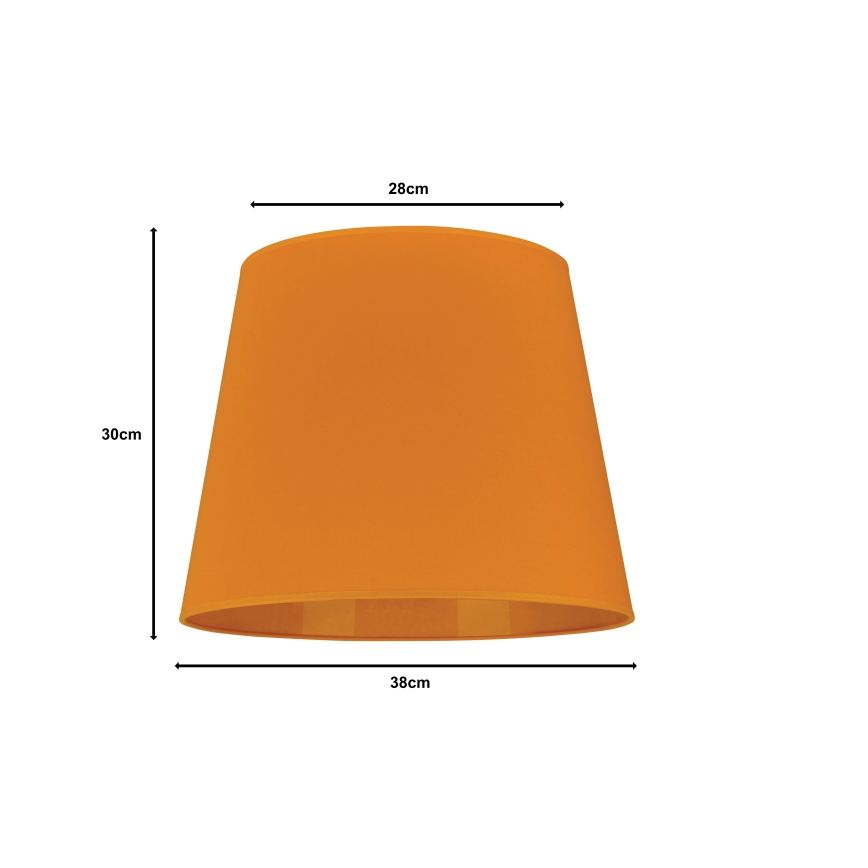 Duolla - Abajur pentru lampă de podea CLASSIC L E27, diametru 38 cm, galben