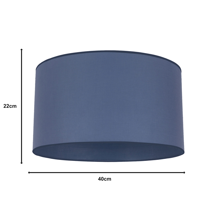 Duolla - Abajur universal ROLLER E27 pr. 40 cm albastru