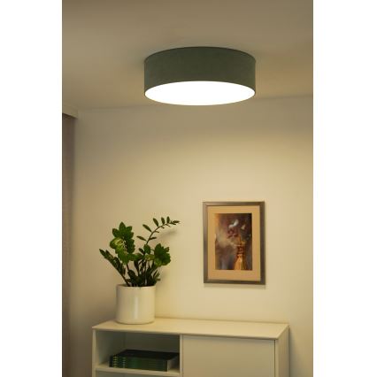 Duolla - Plafonier LED CORTINA LED/26W/230V diametru 30 cm 4000K turcoaz