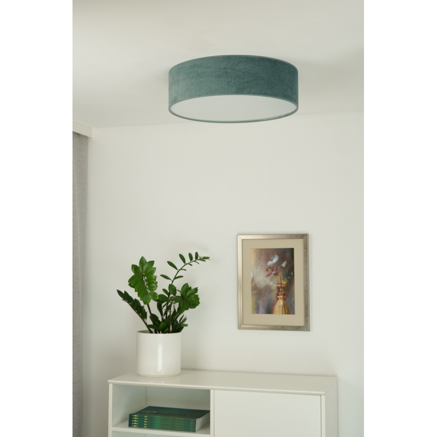Duolla - Plafonier LED CORTINA LED/26W/230V diametru 30 cm 4000K turcoaz