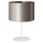 Duolla - Lampă de masă CANNES 1xE14/15W/230V 20 cm argintie/cupru/albă