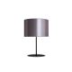 Duolla - Lampă de masă CANNES 1xE14/15W/230V 20 cm argintie/neagră