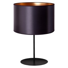 Duolla - Lampă de masă CANNES 1xE14/15W/230V 20 cm neagră/cupru