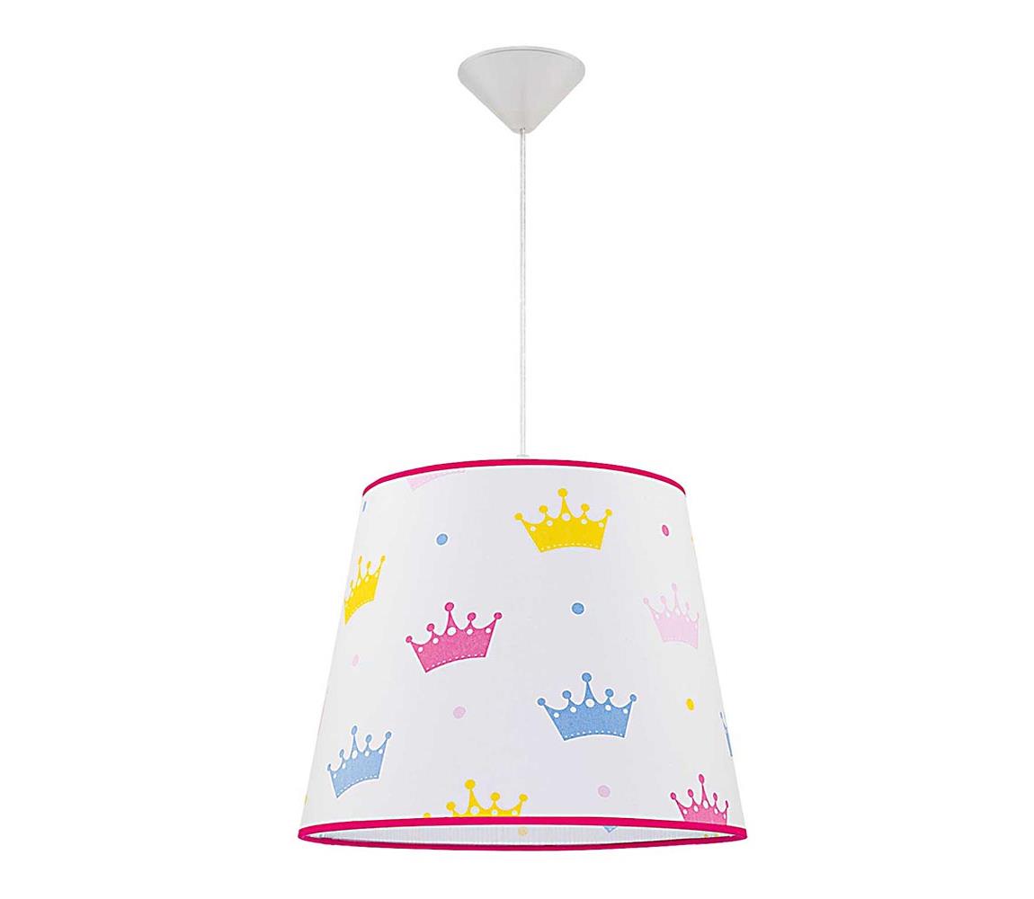 Lustră copii pe cablu PRINCESS 1xE27/40W/230V