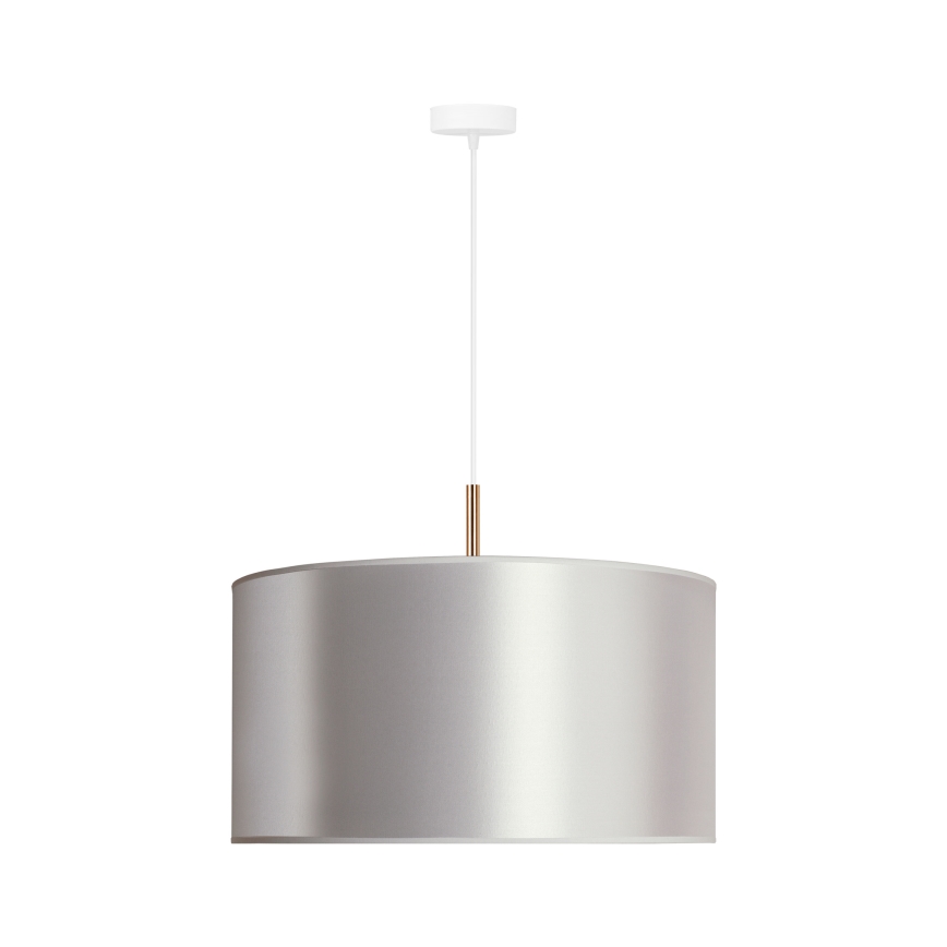 Duolla - Lustră pe cablu CANNES 1xE27/15W/230V d. 45 cm argintie/cupru