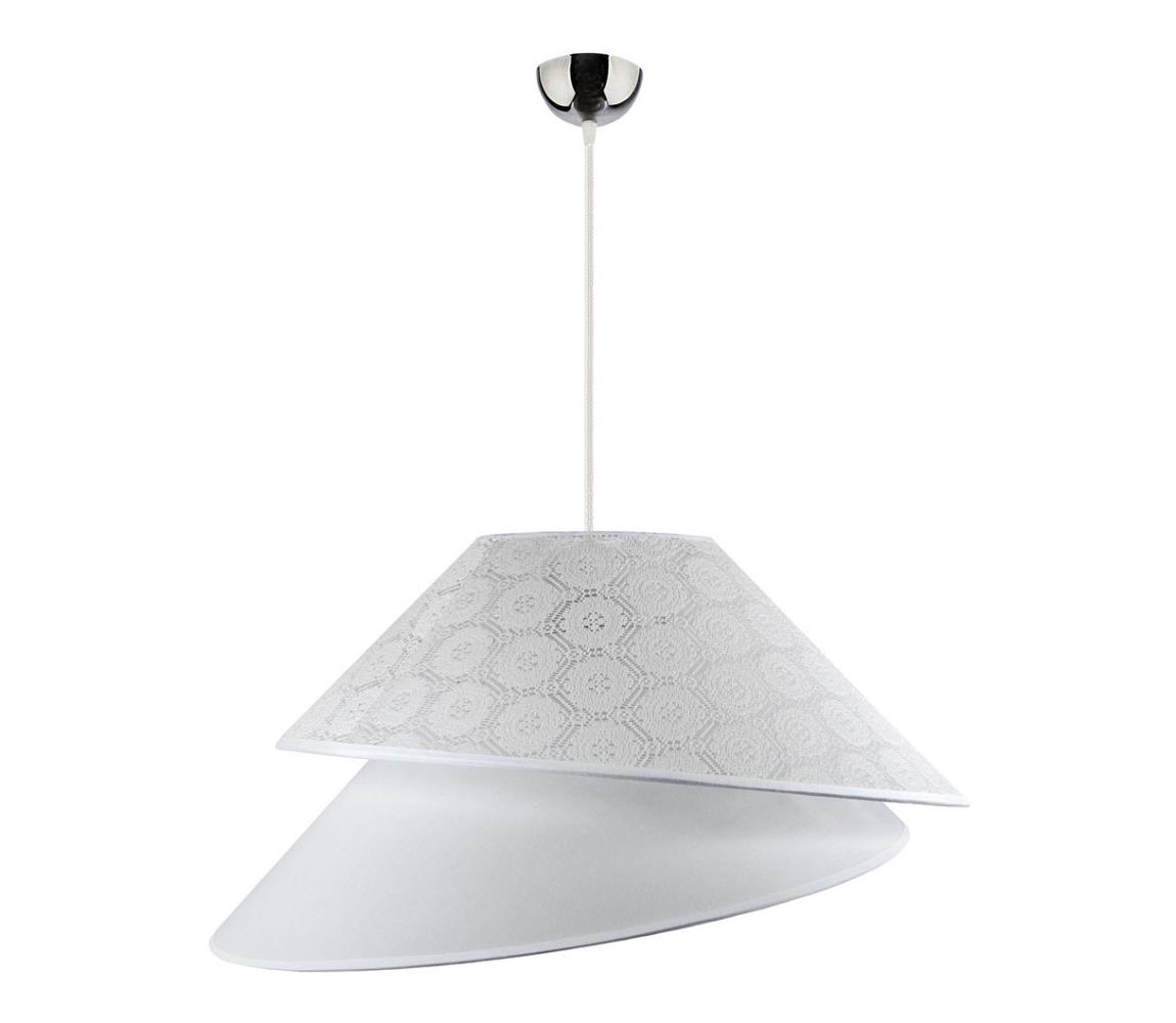 Lustră pe cablu COCO 1xE27/40W/230V albă